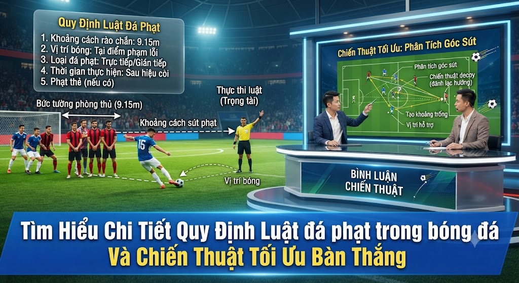 đá phạt trong bóng đá
