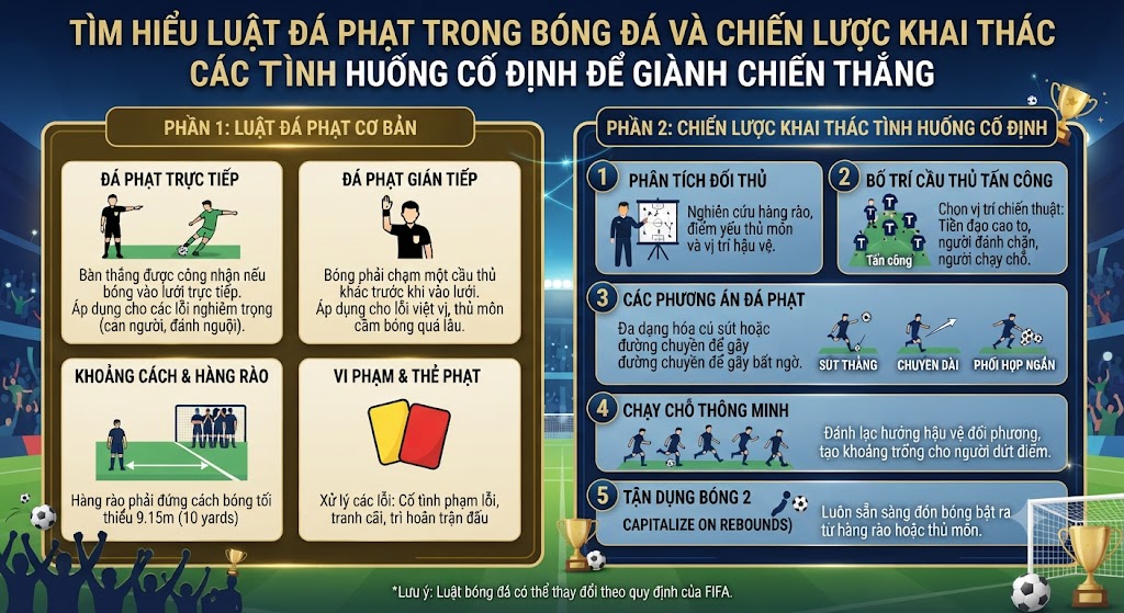 đá phạt trong bóng đá