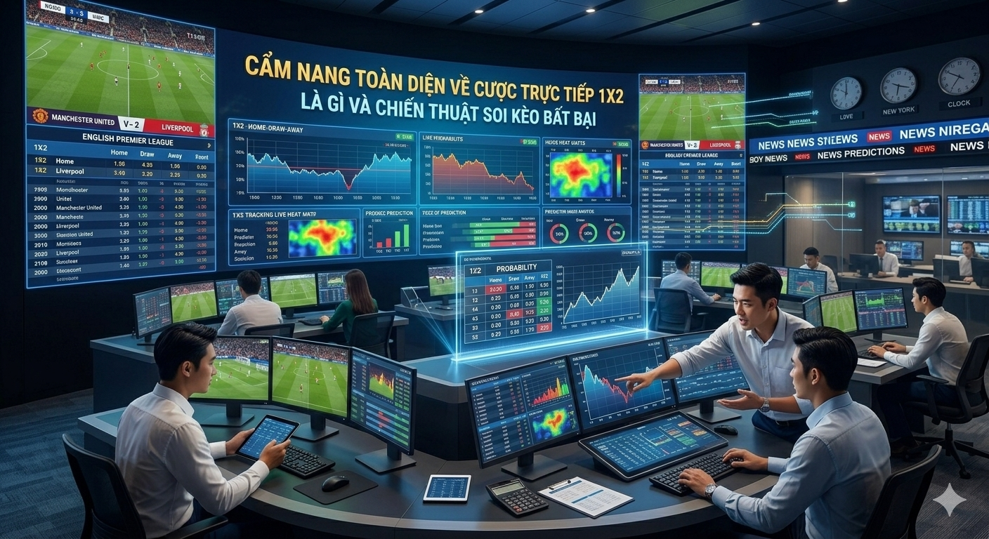 Cẩm nang toàn diện về cược trực tiếp 1x2 là gì và chiến thuật soi kèo bất bại